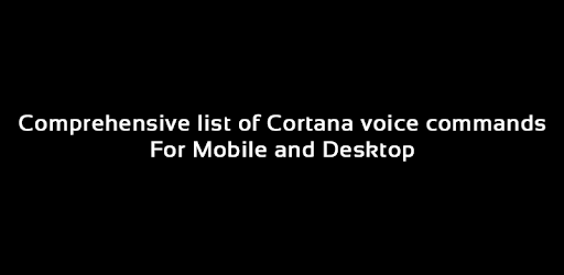 Voice Commands for Cortana PC screenshot Voice Commands for Cortana PC screenshot