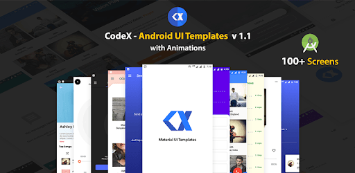CodeX - Android Material UI Templates PC screenshot