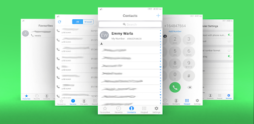 i Dialer OS 10 - Contact Book PC screenshot