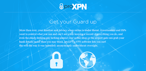proXPN VPN PC screenshot