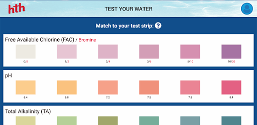 hth® Test to Swim® water testing app PC screenshot