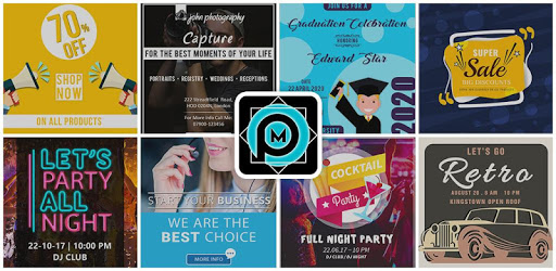 Poster Maker Flyer Banner Cover Thumbnail Designer PC screenshot