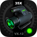 Military Binoculars/Night Mode/Compass Camera icon