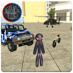 Stickman Rope Hero Vegas Mafia Crime Simulator icon