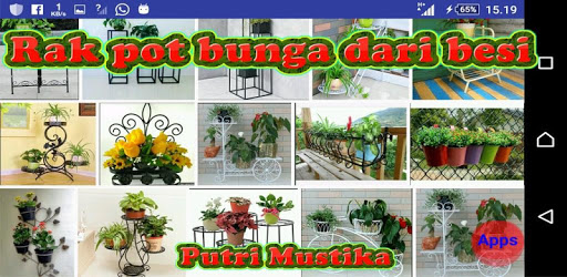 Flower pot shelf from iron design PC screenshot Flower pot shelf from iron design PC screenshot