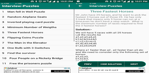 Interview Puzzles PC screenshot Interview Puzzles PC screenshot