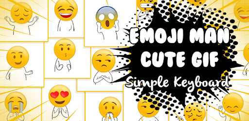 Emoji man cute gif- Simple Keyboard PC screenshot
