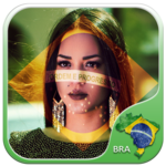 Brazil Flag Photo Editor icon