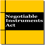 India - The Negotiable Instruments Act, 1881 for PC