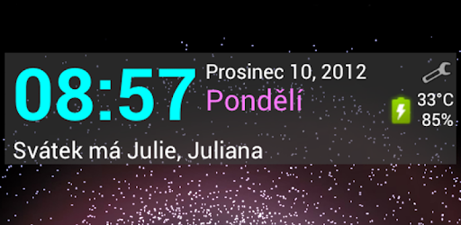 Digital Clock Widget PC screenshot