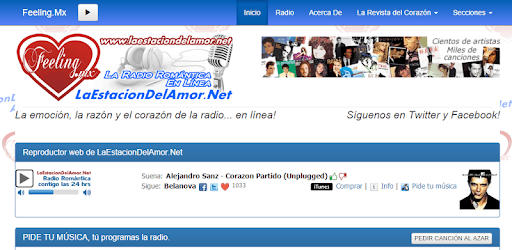 LaEstacionDelAmor.Net Radio PC screenshot LaEstacionDelAmor.Net Radio PC screenshot