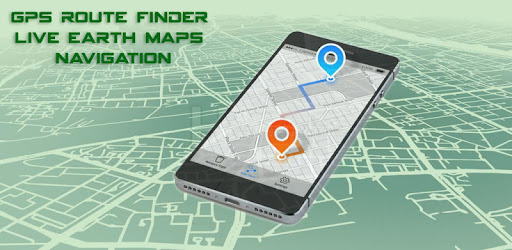 GPS Route Finder Live Earth Maps Navigation PC screenshot