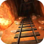 Gold Miner Speed Rail Rush 3D icon