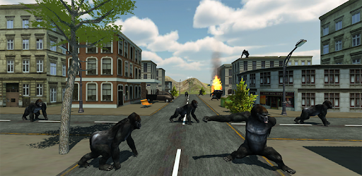 Angry Gorilla City Attack Mission PC screenshot