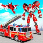 Firefighter Robot Transforming Truck Robot Games icon