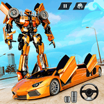 Real Limo Robot Car Transformation Games 2021 icon