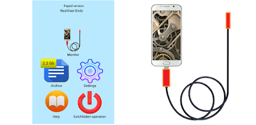 2018 Endoscope app. Borescope, USB camera PC screenshot