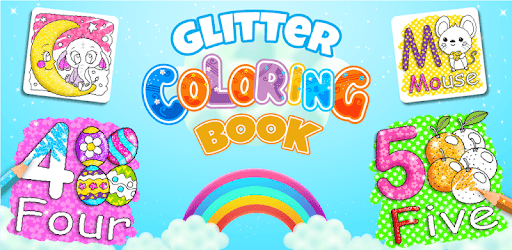 Glitter Number and letters coloring Book for kids PC screenshot Glitter Number and letters coloring Book for kids PC screenshot