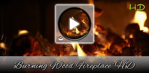 Burning wood fireplace PC screenshot