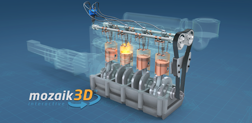 Four-stroke Otto engine educational VR 3D PC screenshot