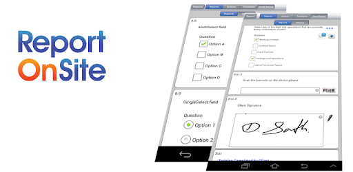 ReportOnSite PC screenshot