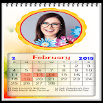 2018 Calendar photo frame wallpaper for PC