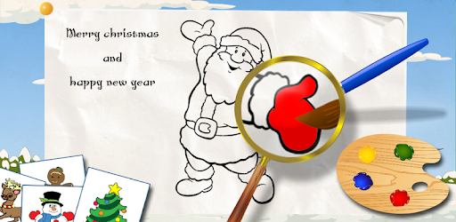 Kids coloring book christmas PC screenshot