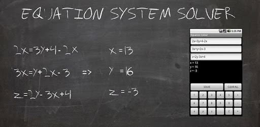 Equation System Solver PC screenshot