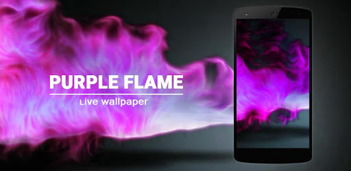 Purple Flame Fire Live WP PC screenshot Purple Flame Fire Live WP PC screenshot