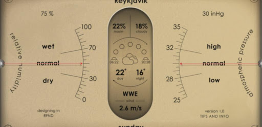 Analog Weather Station - home barometer PC screenshot