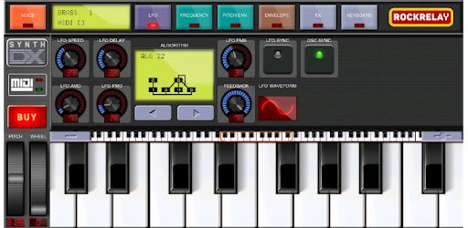 Rockrelay Synth DX7 PC screenshot Rockrelay Synth DX7 PC screenshot