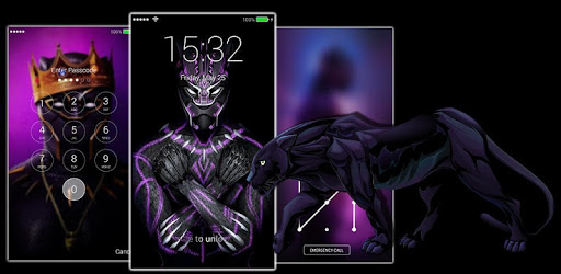 Black Panther Lock Screen Wallpaper PC screenshot
