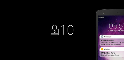 Lock Screen IOS 10 style PC screenshot