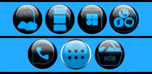 Blue Glass Orb Icon Pack v4.6 Free PC screenshot