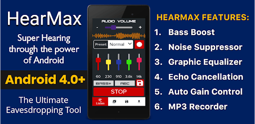 HearMax Super Hearing Aid Amplifier PC screenshot