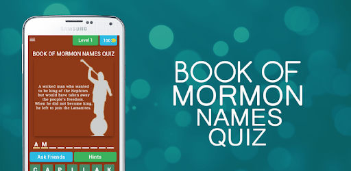 Book of Mormon Names Quiz PC screenshot