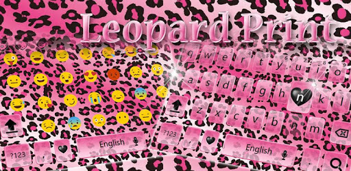 Rose leopard Keyboard Theme PC screenshot