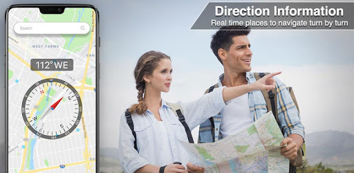 Digital Compass 360 free for android PC screenshot