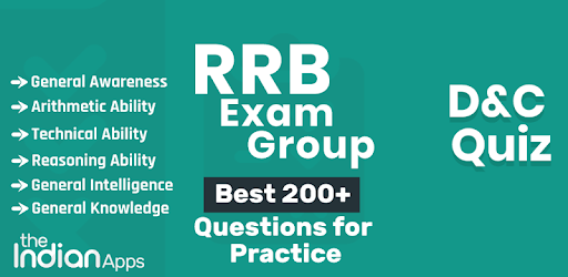 RRB Exam Group D&C Quiz Test For Railway Quiz Mock PC screenshot RRB Exam Group D&C Quiz Test For Railway Quiz Mock PC screenshot