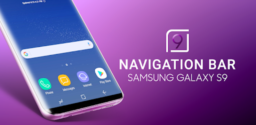 Navigation bar for Galaxy S9 PC screenshot