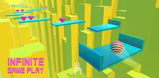 Blocky skywalk : A flying ball PC screenshot