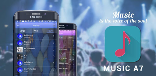 Music Samsung Galaxy A7: Music Player style A7 Pro PC screenshot