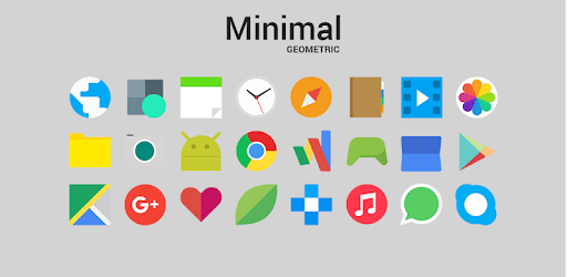 Minimal Geometric - Icon Pack PC screenshot