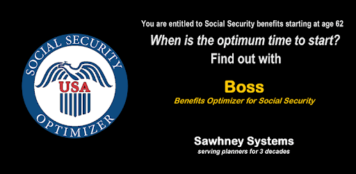 Social Security Benefits Optimizer PC screenshot
