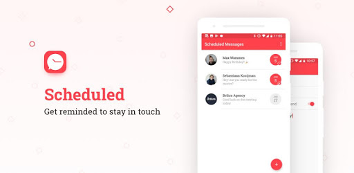 Scheduled — Schedule your text messages PC screenshot