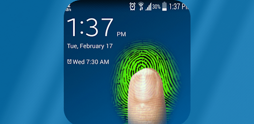 Lock Screen fingerprint joke PC screenshot