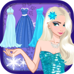 ❄ Icy dress up game ❄ frozen land icon