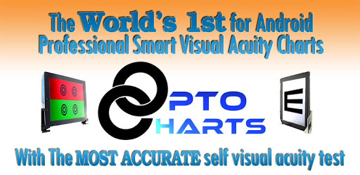 OptoCharts - Test vision like a professional PC screenshot