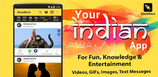 ShareBlast - Funny WhatsApp Videos, Jokes & Images PC screenshot