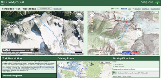 ShareMyTrail.com PC screenshot ShareMyTrail.com PC screenshot